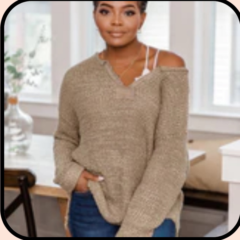 This Time Around Olive Sweater